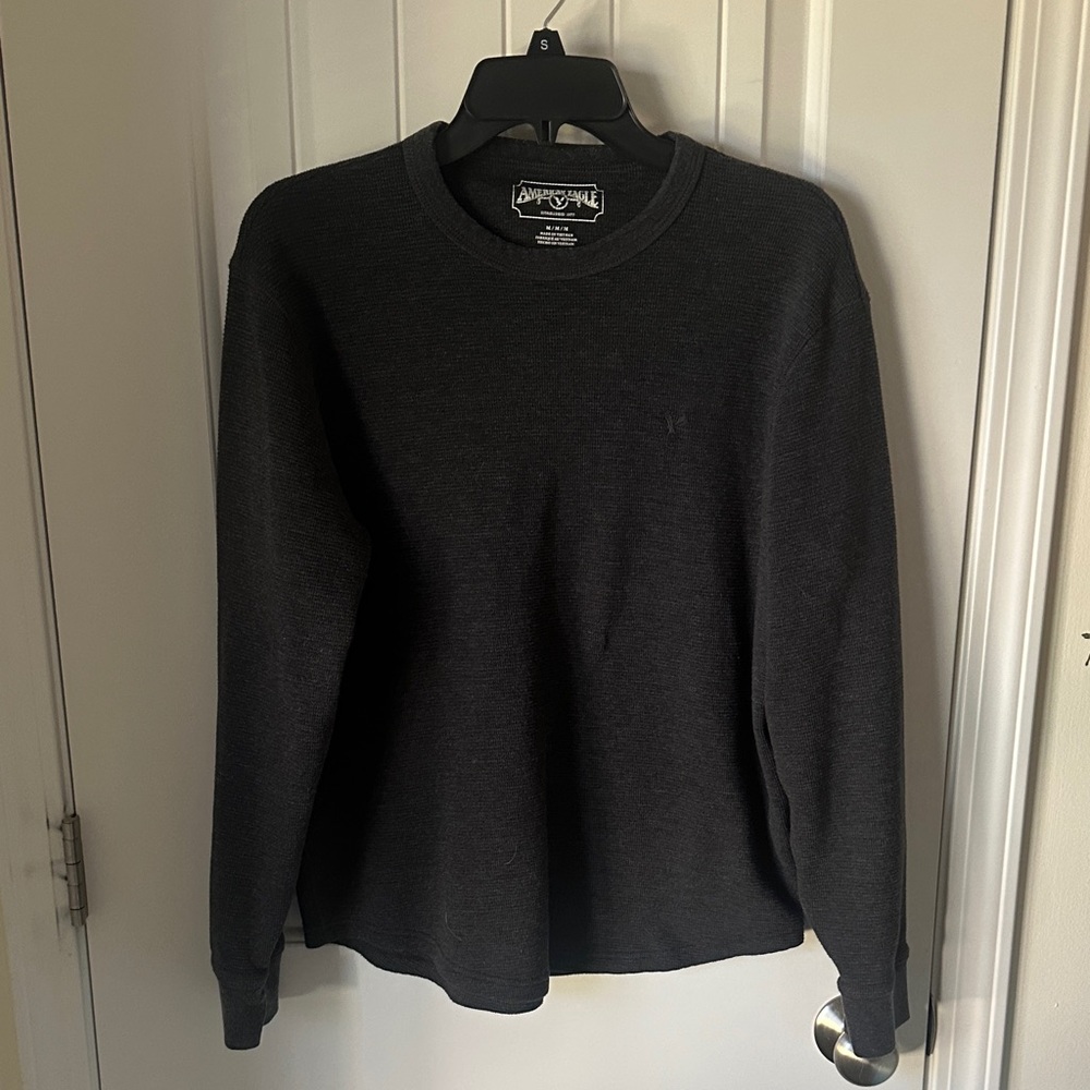 American Eagle Outfitters Black Long Sleeve Tee